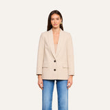 Amelie Blazer - Cappuccino/Ivory Tweed
