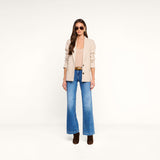 Amelie Blazer - Cappuccino/Ivory Tweed