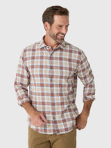 Bold Melange Plaid Hutcheson Sport Shirt - Oak Hall