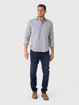 Twill Plaid Hutcheson Sport Shirt - Oak Hall