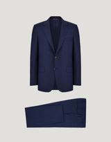 Canali blue wool suit, jacket and trousers - Oak Hall