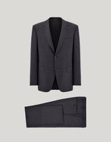 Canali charcoal wool suit, jacket and trousers - Oak Hall