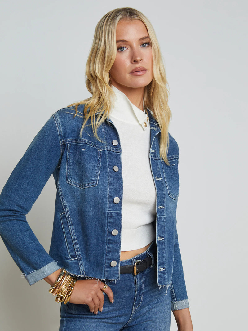 Janelle Slim Raw Jacket