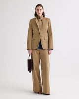 The Double Take Blazer in Trench Chino Twill - British Khaki