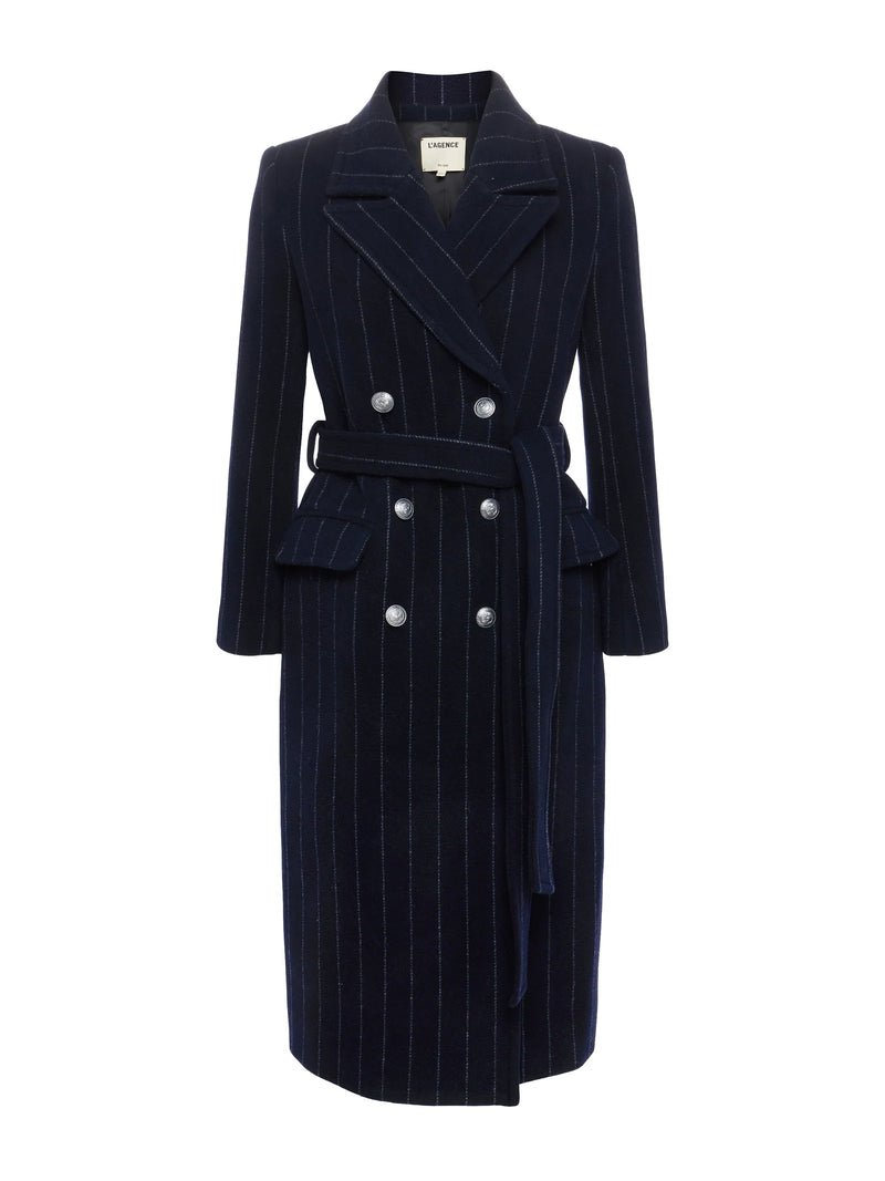 Olina Long Coat With Belt