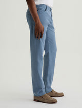 Everett Slim Straight Linen Pant - Shore Break