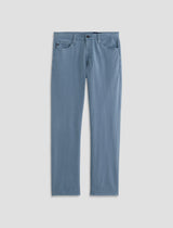 Everett Slim Straight Linen Pant - Shore Break