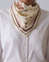 Lescarf Capricorn Scarf - Cream & Milk Chocolate