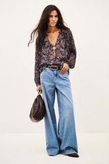 Blouse Kross - Bleu