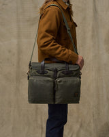 Filson 24 Hour Tin Cloth Briefcase Otter Green