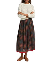 Maricette Skirt - Noir Montmartre Foulard