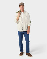 Slipstone Midweight Flannel Shirt - Mountain Goat Micro Plaid