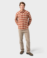 Slipstone Midweight Flannel Shirt - Redrock Plaid