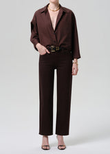 Citizens of Humanity Palma Straight Clean Hem - Carob