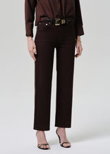 Citizens of Humanity Palma Straight Clean Hem - Carob
