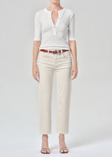 Palma Straight Clean Hem - Almond