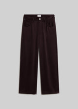 Citizens of Humanity Brynn Japanese Hammered Satin Trouser - Espresso