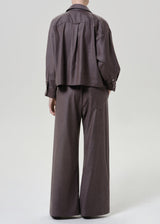 Clara Pull-On Wool Pant - Oak Hall