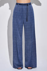 Fada Silk Pant - Ultramarine