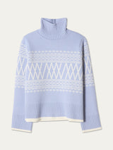 We Norwegians Setesdal Pullover Women - Light Blue
