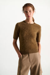 Fluffy Statements Pullover - Porcini
