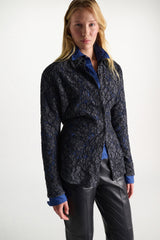 Powerful Lace Blouse - Smoked Pearl