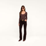 L'Agence Stevie Velvet Jean - Dark Java