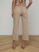 Wanda Hr Crop Wide Leg - Oak Hall