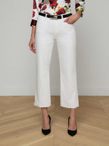 Wanda Hr Crop Wide Leg - Oak Hall