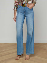 Scottie H/R Wide Leg - Oak Hall