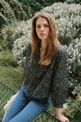 Pauline Blouse - Marin Ditsy