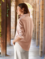 Frank and Eileen Eileen Relaxed Button-Up Shirt - Pumpkin