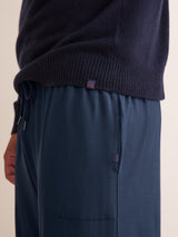 Derek Rose Basel Micro Modal Lounge Trousers - Navy