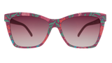 goodr Fuchsia Fields Forever Sunglasses