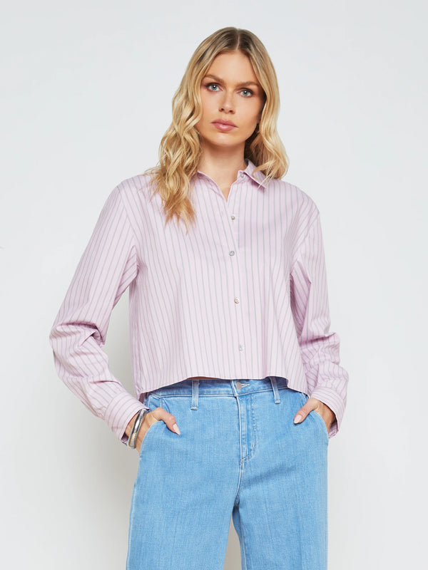 Cosette Crop Hi Low Shirt