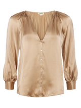 Kaili 3/4 Sleeve V Neck Blouse