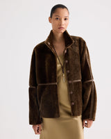 TWP Big Sky Shearling Jacket - Kangaroo