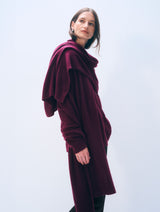 White & Warren Cashmere Travel Wrap - Sangria