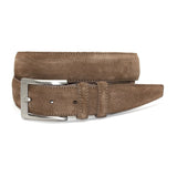 Italian Calf Suede Belt - Whiskey