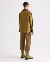 A Case of You Combo Top in Cotton Shirting - Kangaroo