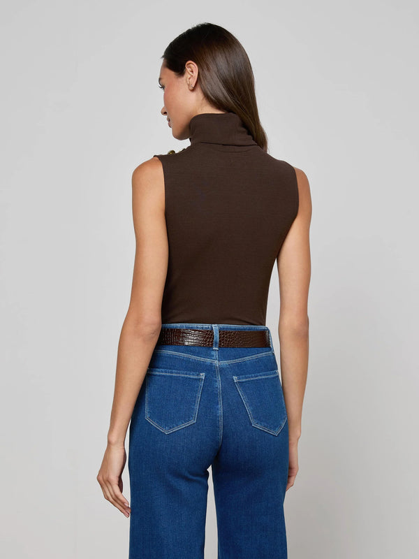 Ceci Slvless Turtle Neck