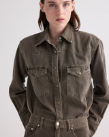 Yellowstone Shirt in Natural Denim - Slate