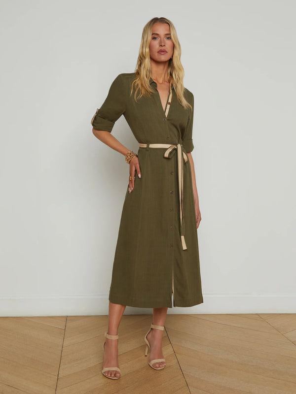 Malika Midi Shirt Dress