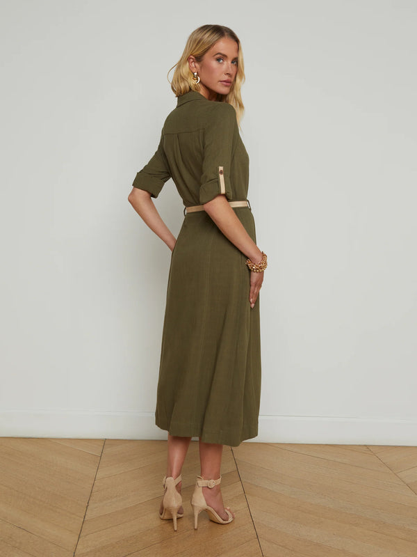 Malika Midi Shirt Dress