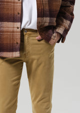 London Tapered Slim Cashmere Touch Sateen Pant - Heirloom