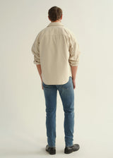 London Tapered Slim Cashmere Denim Jean - Cyrus