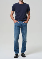 Gage Slim Straight Cashmere Denim Jean - Anders