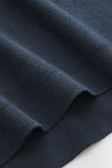 04651 Wool TP Polo LS - Navy