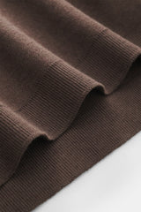 04651 Wool TP Polo LS - Barrel Brown