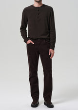 Elijah Straight Cashmere Touch Twill Pant - Toast